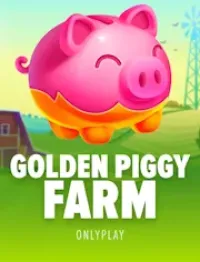 golden piggy farm slot logo